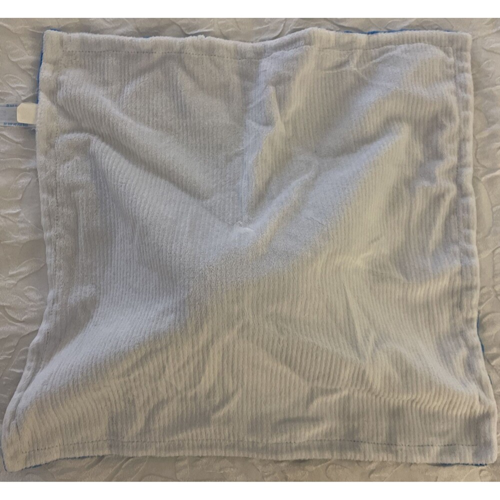 Kids Preferred Puppy Dog Baby Blanket Blue Textured Plush Security Lovey Minky - Picture 6 of 9